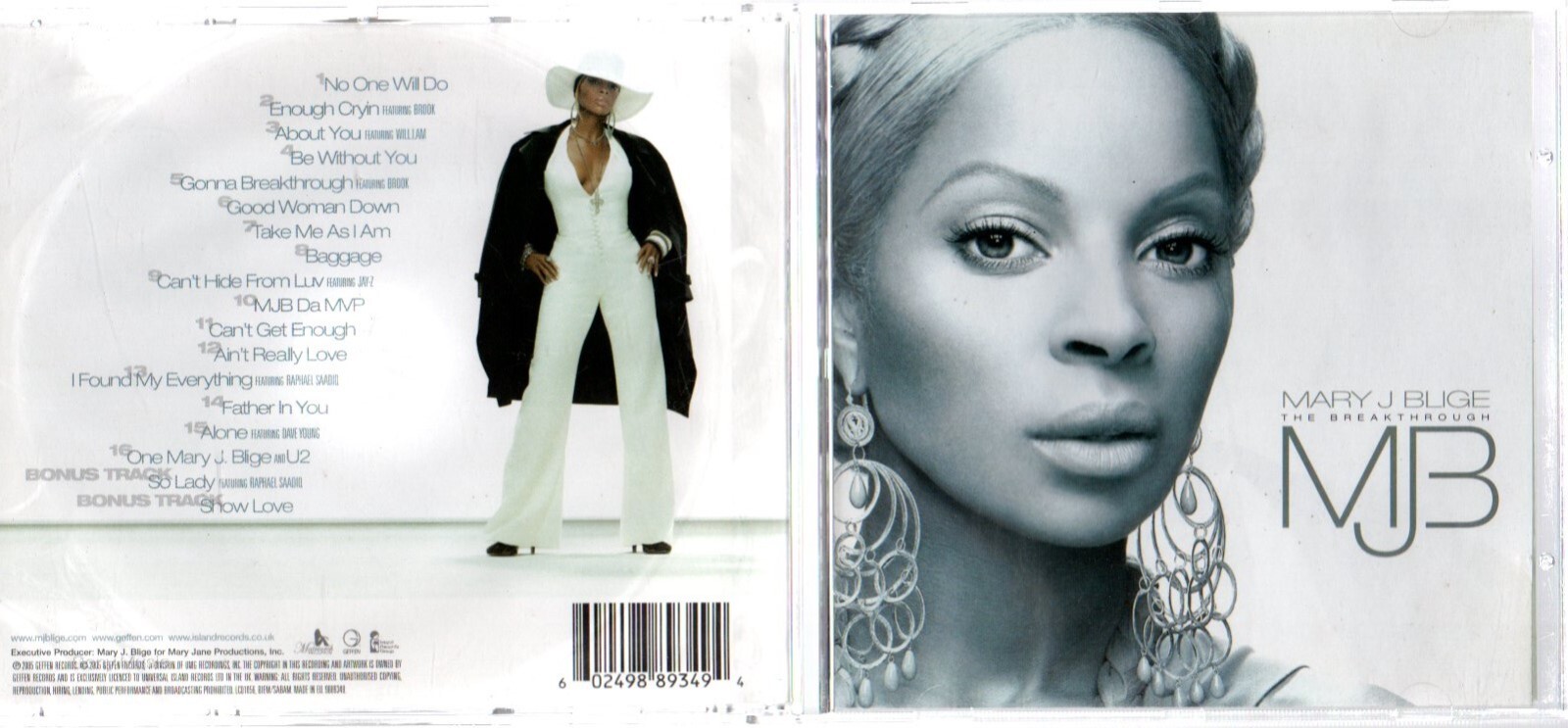 Breakthrough by Mary J. Blige (CD, 2005)