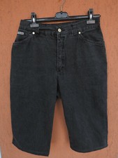 Vintage ESCADA Margaretha Ley Womens Shorts Denim Pants Gray W30 Made in Italy