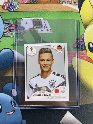 2018 Panini Russia FIFA World Cup Stickers Joshua Kimmich Germany Pink Back - Picture 3 of 3