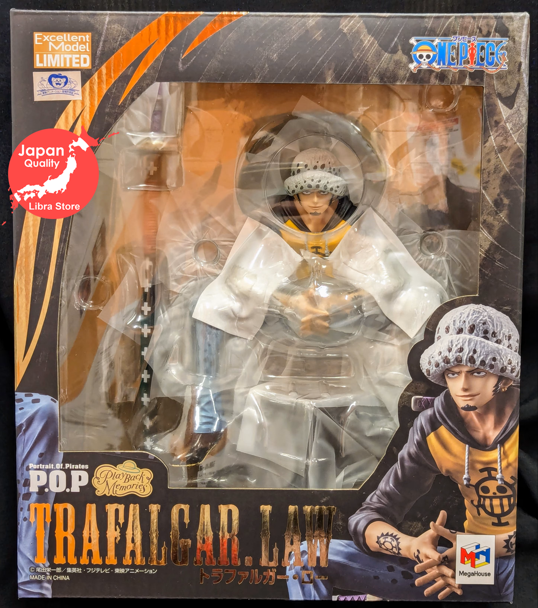 RARE One Piece Portrait.Of.Pirates Playback Memories Law Figure