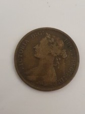 Queen Victoria. Smaller Half Penny, 1885