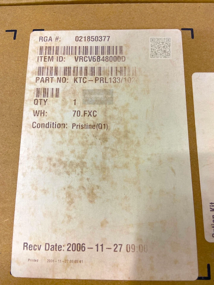 KTC-PRL133/1024 I GENUINE New Kingston 1GB SDRAM 133MHz PC133 ECC Reg Memory - Image 2 of 4