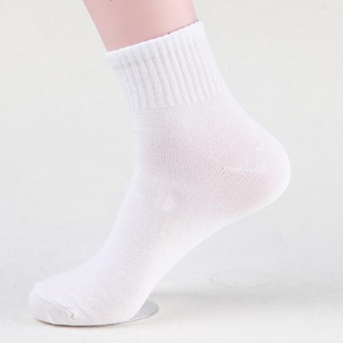1Pairs Men Solid Dress Socks Casual Soft Thermal Cotton Sport Sock Running Gym🎀 - Picture 15 of 15