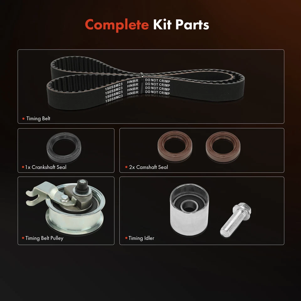 6x Kit de correa de distribución para Volkswagen Jetta Golf 2000 Beetle 1999-2000 Audi TT 2000 Foto 2 de 4