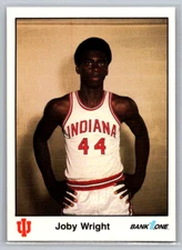 Joby Wright 1986-87 Bank One All-Time Greats Series I #35 Indiana Hoosiers