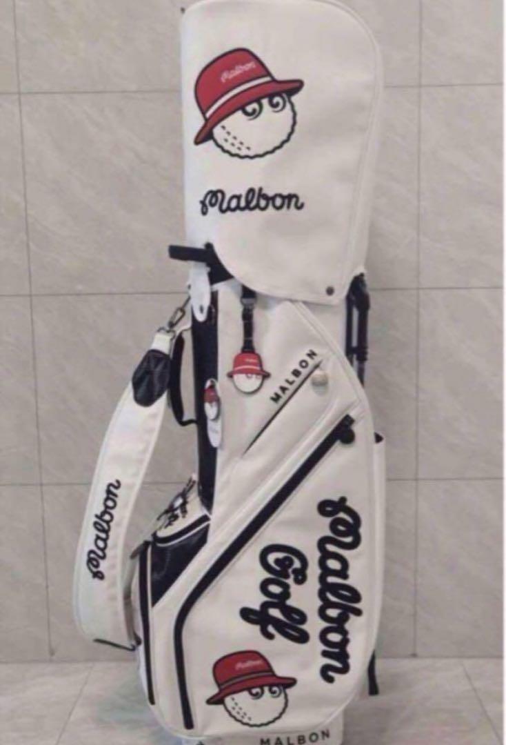 Malbon ゴルフバッグ Malbon Golf Caddie Bag color White artificial leather jp