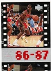 Michael Jordan Bulls 1998 UD Timeframe23 86-87 40-Point Performances card# 12