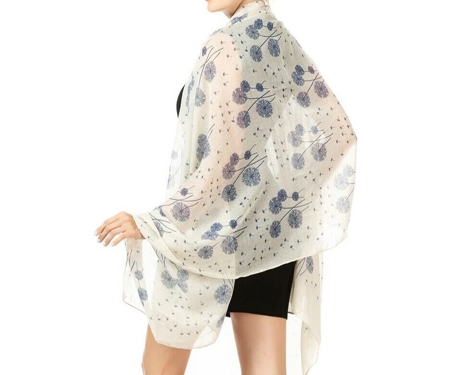 Dandelion Celebrity Designer Scarf Womens Girls Scarf Shawl Wrap Ladies Long Sca