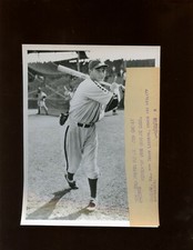 September 30 1938 Tony Lazzeri Chicago Cubs 6x8