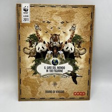 Il giro del Mondo 2011 WWF album figurine + set completo Supermercati Coop