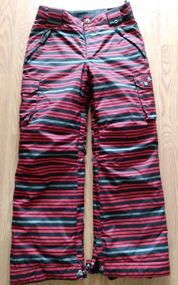 Burton Snowboard Pants Youth DryRide - Ski Snow Winter Sz XL Red