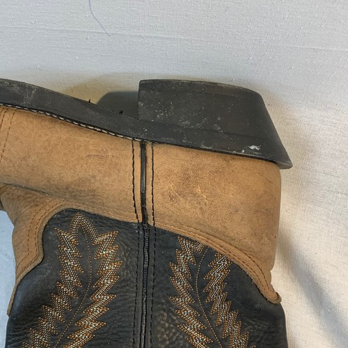 Laredo 62016 Boots Size 9D Leather Boots Non Slip Distressed Leather - Picture 3 of 12