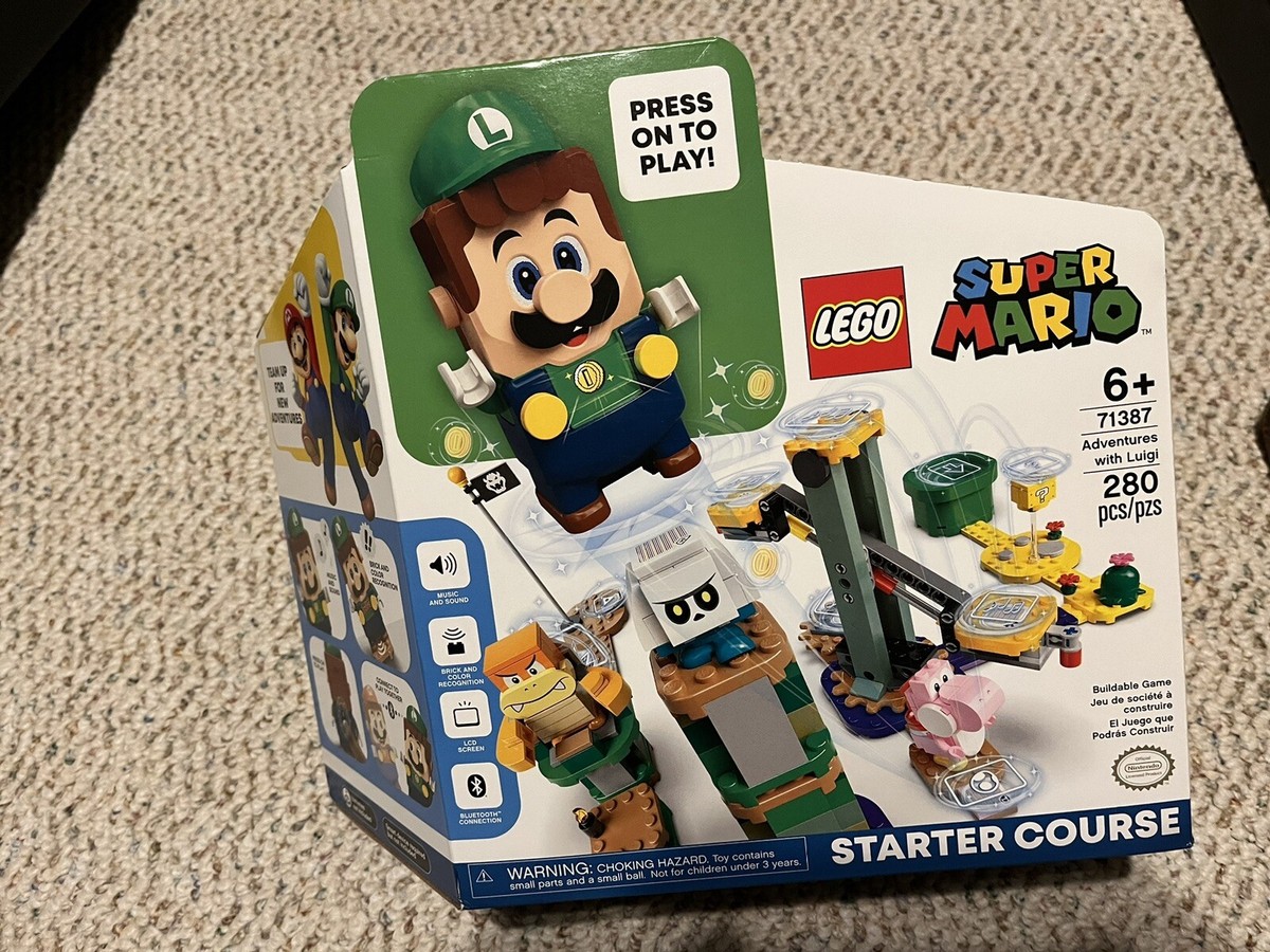 Luigi Starter Course Lego Super Mario Luigi Amazon Mario Starter