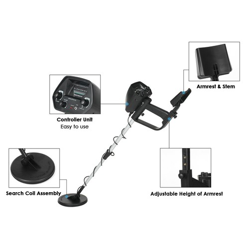 Metal Detector Gold Finder Automatic Waterproof Deep Sensitive Coil Kids Gift - Picture 63 of 86