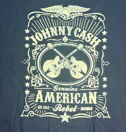 Zion Rootswear Johnny Cash Genuine American Rebel Arkansas T-Shirt Size 2X - Picture 2 of 7