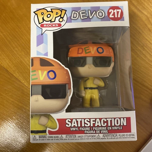 Funko Pop! Devo Satisfaction Vinyl Bobble Toy Figure #217 New
