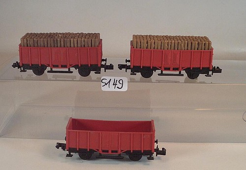 Arnold Spur N 1/160 Güterzug Hochbordwagen beladen 2-achsig der DB #5149 | Zustand: Gebraucht
