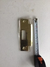 Heavy Duty Security Door Lock Strike Plate 5 inch Gold New
