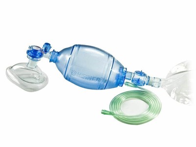 CPR Adult Manual Resuscitator 1500ml PVC AMBU BAG+Oxygen Tube - FREE SHIPPING