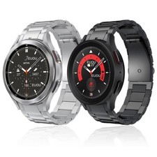 For Samsung Galaxy Watch 5 Pro 45mm 4 Classic 40/46mm Titanium Metal Band Strap