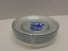 Duralex Lys Assiette Dessert Plate 7.5", 19 CM, Set of Six, New