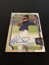 2015 Bowman Chrome Peter Lambert 1st BOWMAN AUTO  card no.BCA-PL