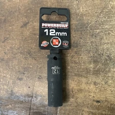 Powerbuilt 3/8 in. Drive x 12 mm 6 Point Deep Well Impact Socket - 647146