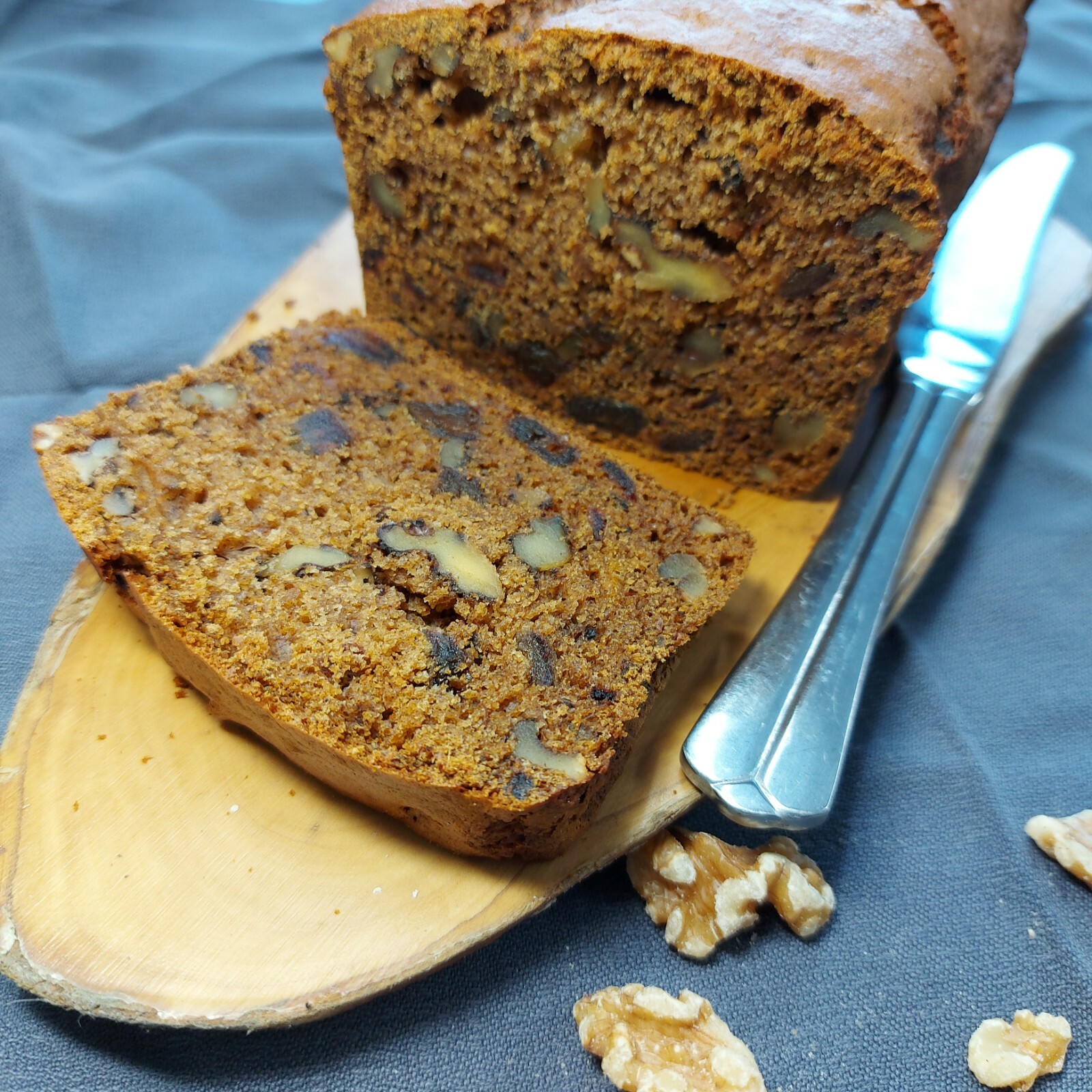 Gluten Free Date and Walnut Cake.