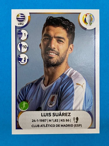 Figurine Panini Copa America 2021 URU20 Luis Suarez URUGUAY