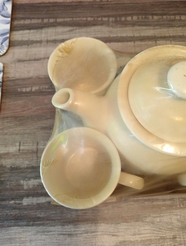 Biltons Tableware Table Toppers Teapot And Four Mugs New Sealed Set Vintage - Picture 8 of 21