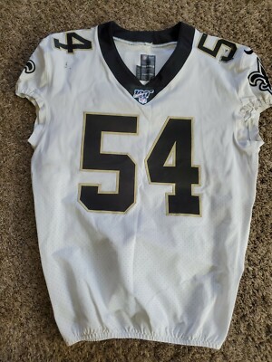 2018 Josh Martin New Orleans Saints NFL Nike Team Game Issued Jersey Sz 44 