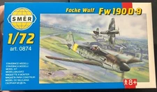 SMER Focke-Wulf Fw190 D-9 1/72 NIB Model Kit ‘Sullys Hobbies’