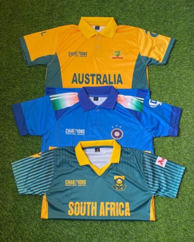 ICC Cricket Champion Trophy Qualify Team Indien Südafrika Australien Trikot Herren - Bild 2 von 9