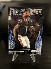 2021 Prizm Jamarr Chase RC Prizm Fireworks #F-11 Bengals