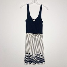 Urban Outfitters Silence + Noise Black Fit & Flare Mixed Media Dress Women's M