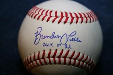 BRENDON LITTLE AUTOGRAPHED BASEBALL SOUTH BEND CUBS CHICAGO CUBS 