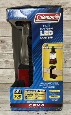Coleman CPX 6 LED Work Lantern, red | eBay
