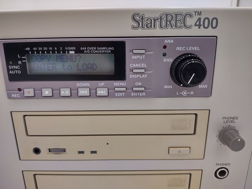 Microboards StartREC 400 High-Speed Standalone CD-R Duplicator Audio Editing - Picture 5 of 13