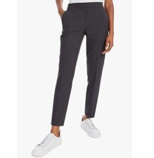 Bar III Womens 4 Granite Gray Stretch Wear To Work Straight Leg Pants NWT AC24