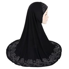 Instant Hijab Muslim Women Prayer Khimar Headscarf Wrap Shawl One Piece Scarves