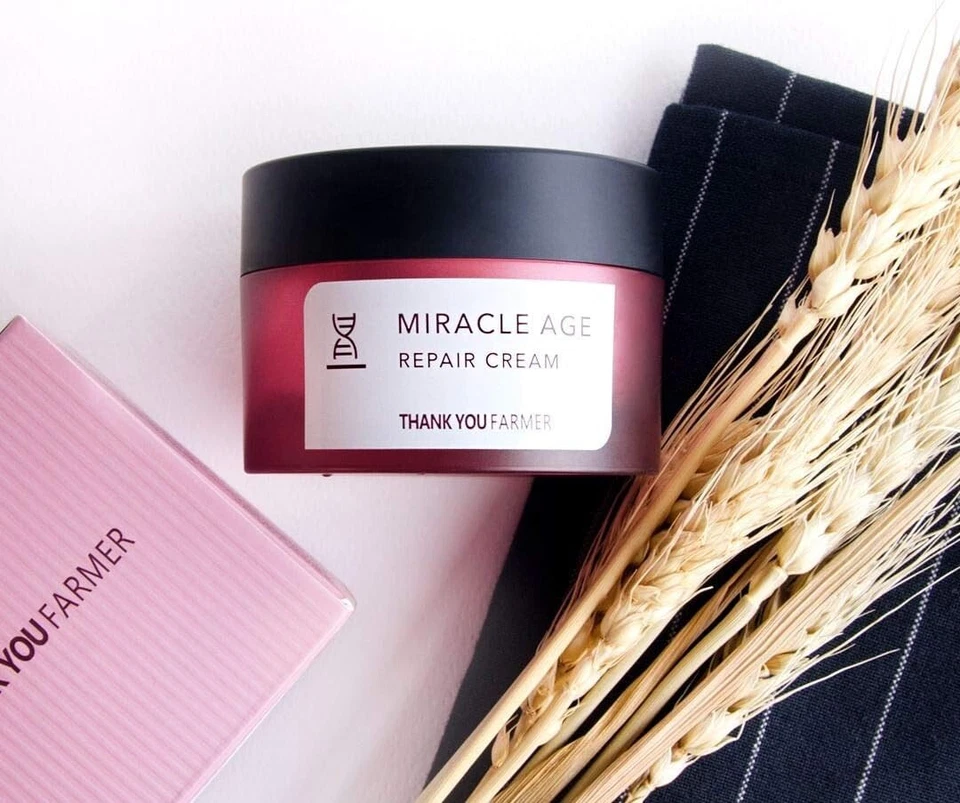 Crema reparadora Thank You Farmer Miracle Age - 50 g | Cuidado de la piel coreano antienvejecimiento Foto 2 de 4