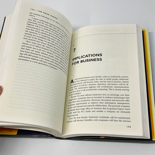 The Road Ahead Bill Gates Hardcover Book Interactive CD Technology Future - Imagen 13 de 23