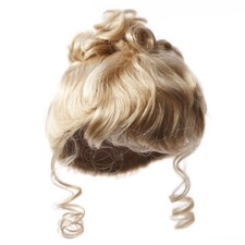Set of 3 Antina's Light Blonde Up Swept Curl 13" Doll Wigs