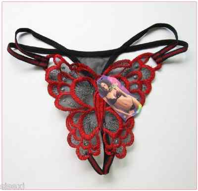 STRING 34 36 SCHMETTERLING SEXY DAMEN BUTTERFLY WOMAN TANGA DAMEN DESCERIA UNDERWEAR 