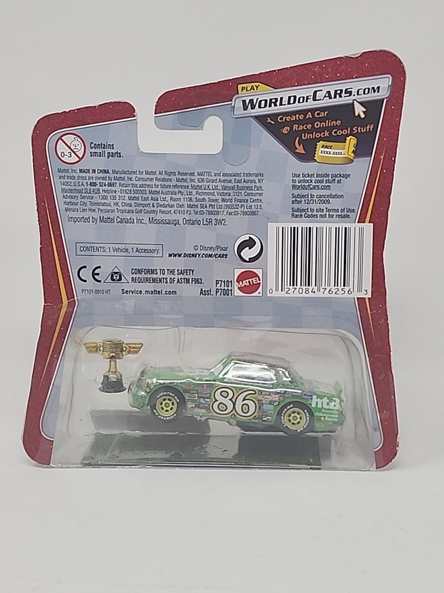 Disney PIXAR THE WORLD OF CARS PISTON CUP CHASE! CHICK HICKS W