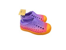 Native Kid Slip On 13111547-5466 Jefferson Sugarlite Ombre Orange Size 4 C
