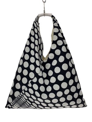 MM6 Maison Margiela｜Japanese ハンドバッグ S54WD0043 P0978 MM6 tote bag Japanese cotton Black dot S54WD0043 P0978 Used