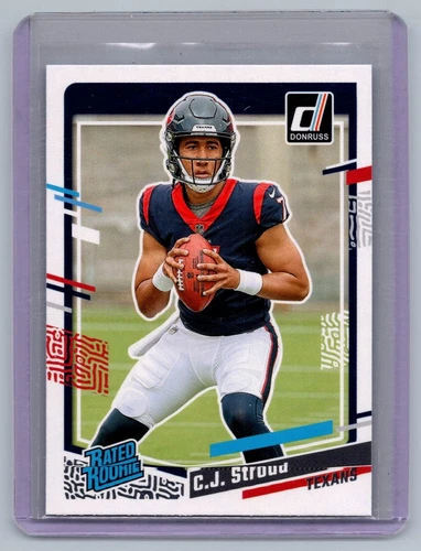 2023 Donruss #339 C.J. Stroud Press Proof Blue