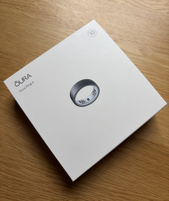 ŌURA Oura Ring 4 Smart-Ring Activity Tracker Stealth Schwarz Gr. 10 NEU & OVP