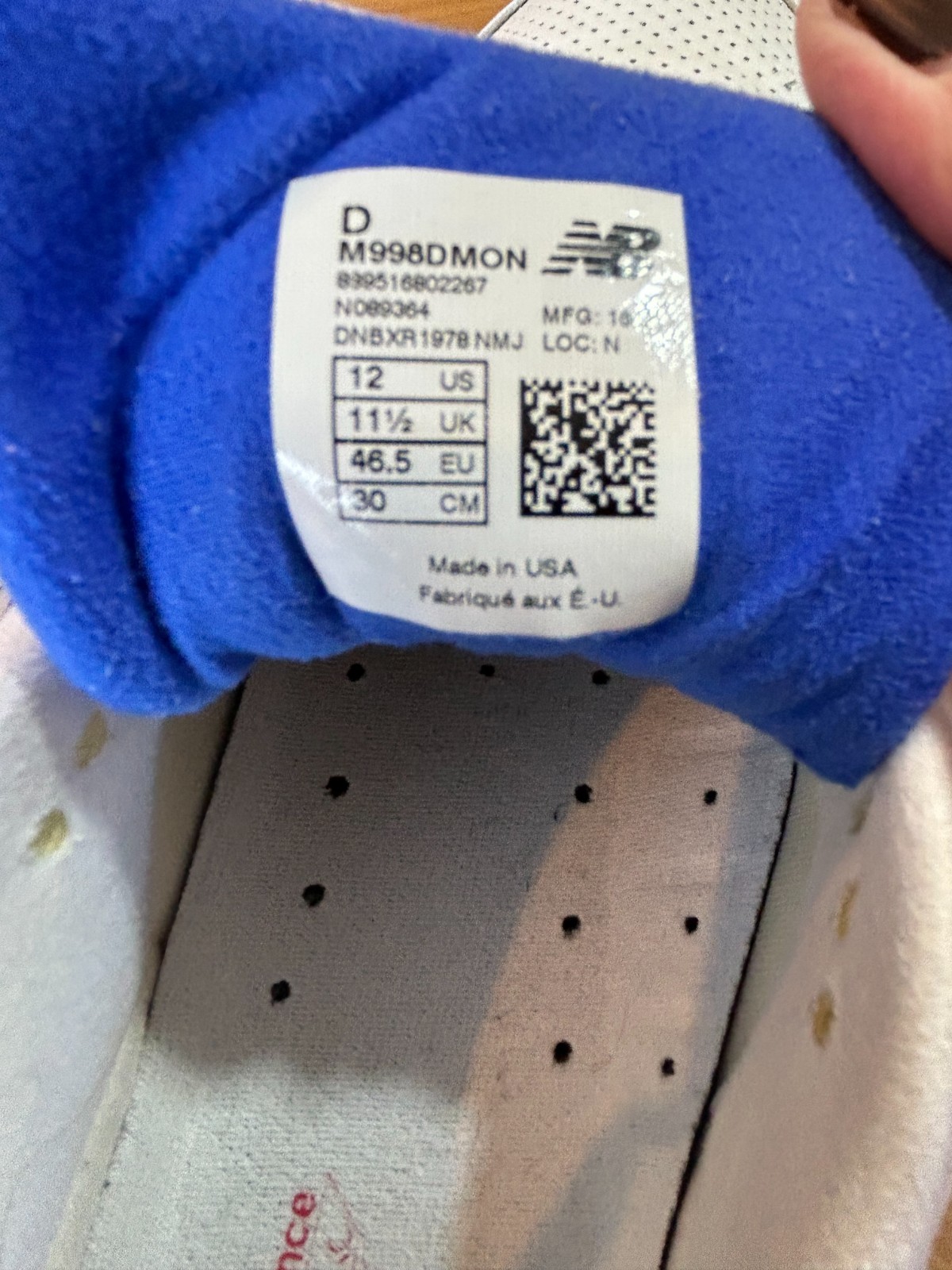 Size 12 - New Balance 998 Made in USA Explore by Air - White thumbnail 13